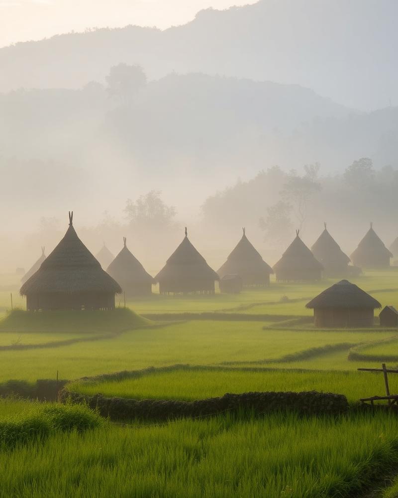 Wae Rebo at dawn